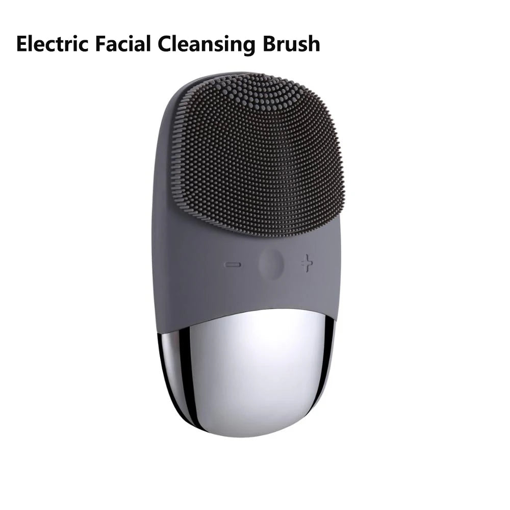 Sonic Facial Cleansing Brush – Waterproof Electric Skin Cleanser & Massager