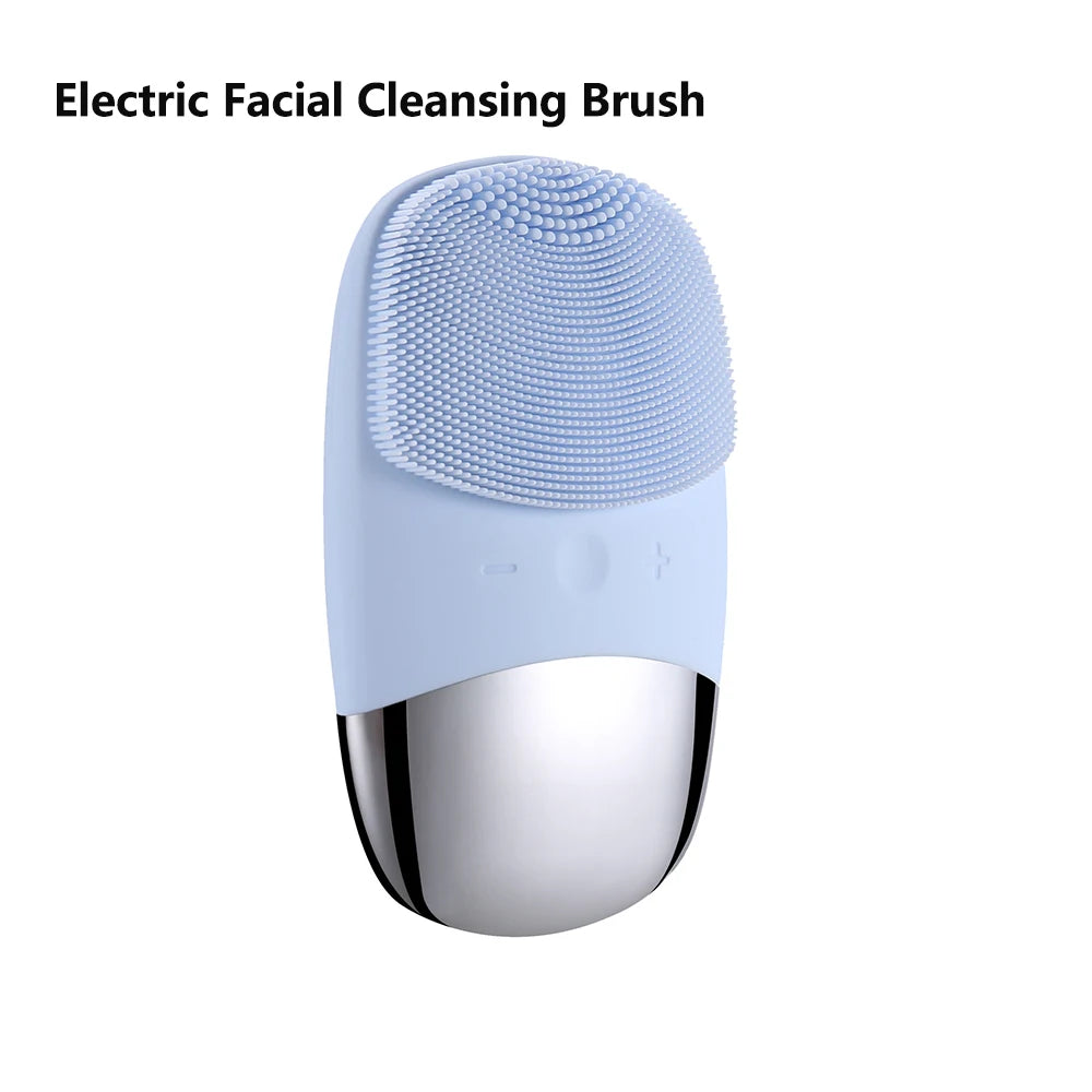 Sonic Facial Cleansing Brush – Waterproof Electric Skin Cleanser & Massager