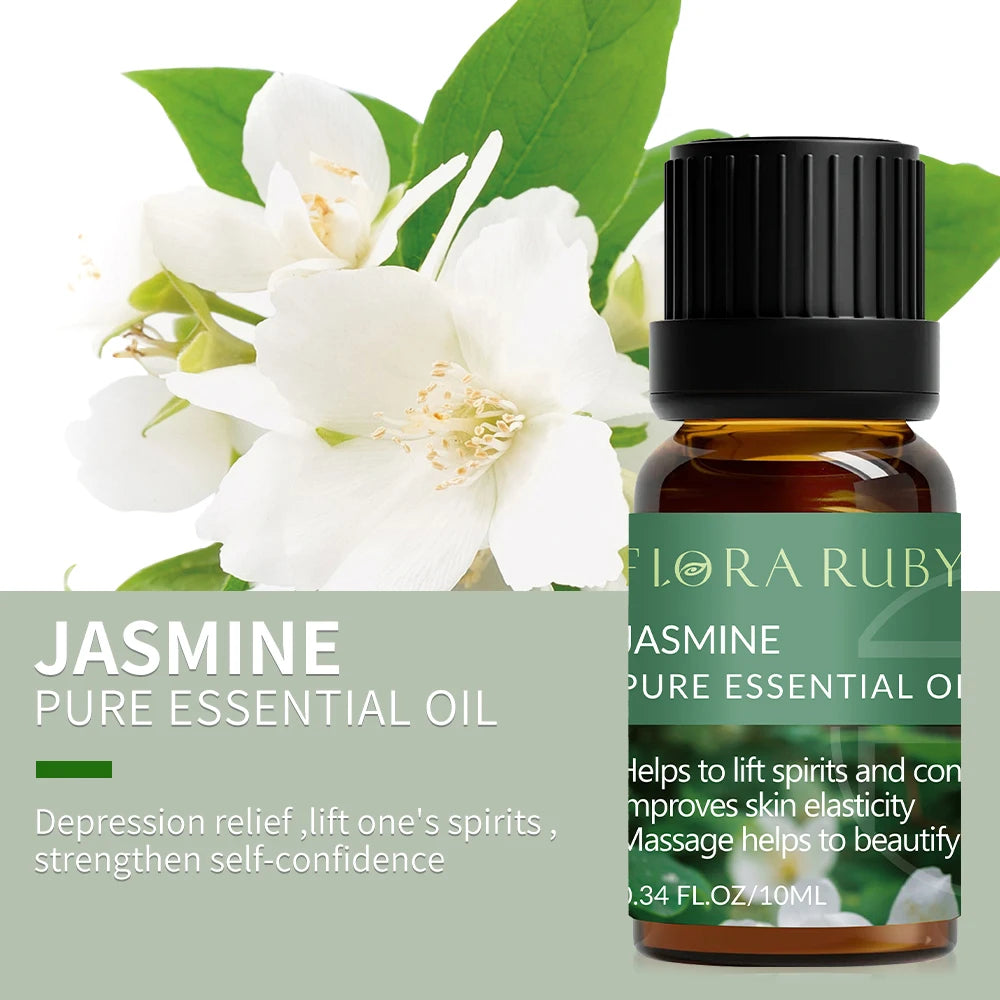 Pure Essential Oils Set – 10ml Bottles for Diffusers, Aromatherapy & Wellness