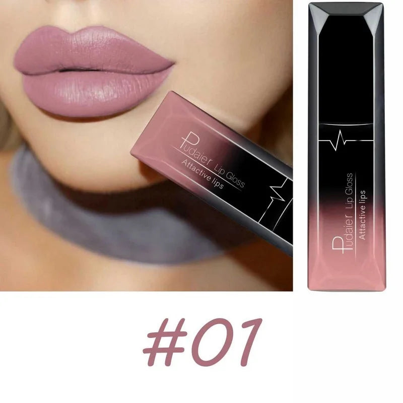 Matte Liquid Lipstick – 17 Bold Colors, Long-Lasting Waterproof Lip Gloss