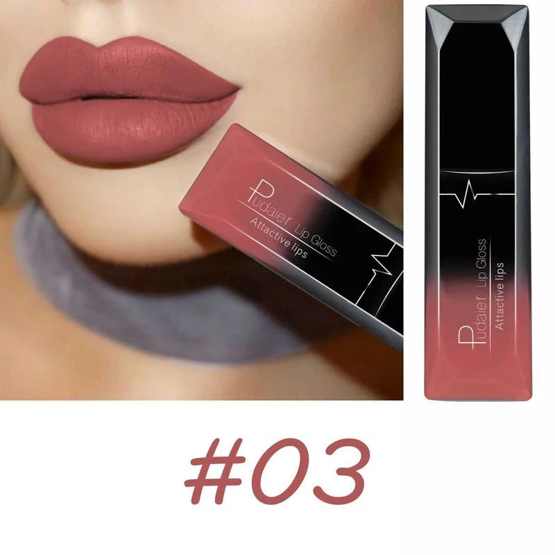 Matte Liquid Lipstick – 17 Bold Colors, Long-Lasting Waterproof Lip Gloss
