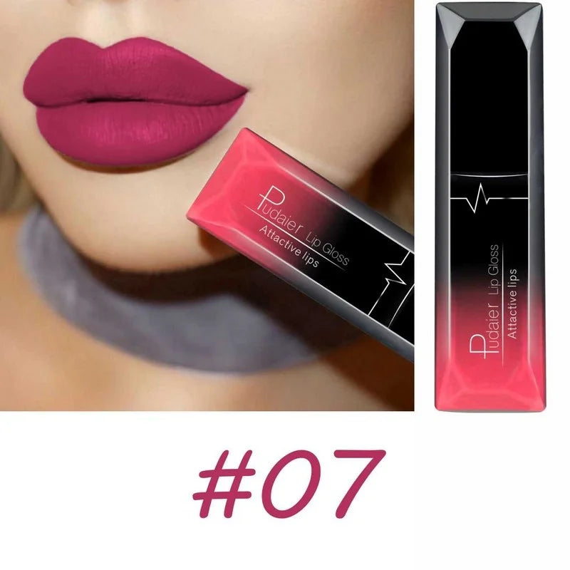 Matte Liquid Lipstick – 17 Bold Colors, Long-Lasting Waterproof Lip Gloss