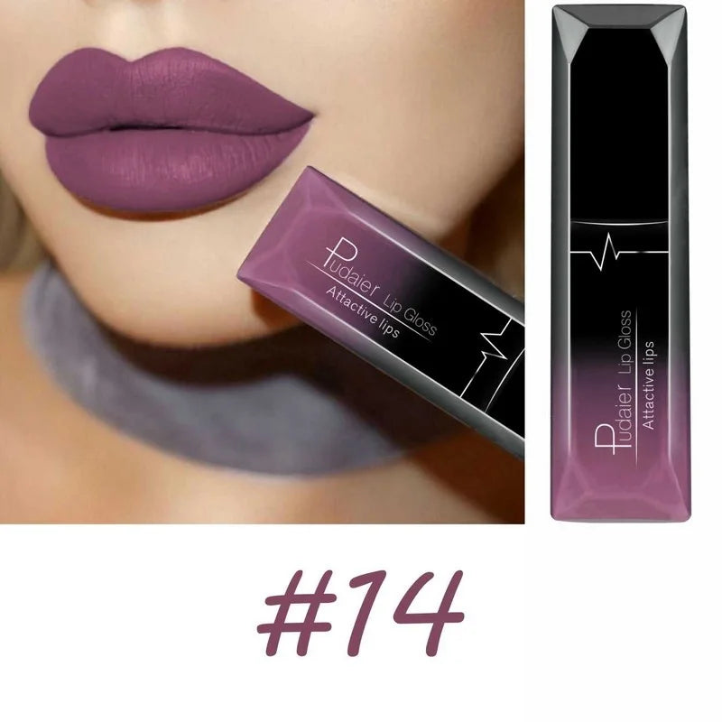 Matte Liquid Lipstick – 17 Bold Colors, Long-Lasting Waterproof Lip Gloss