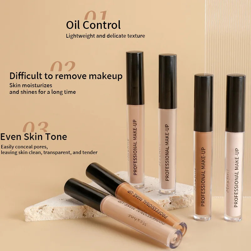 Liquid Concealer – Matte High Coverage, Waterproof & Long-Lasting Formula for All Skin Types