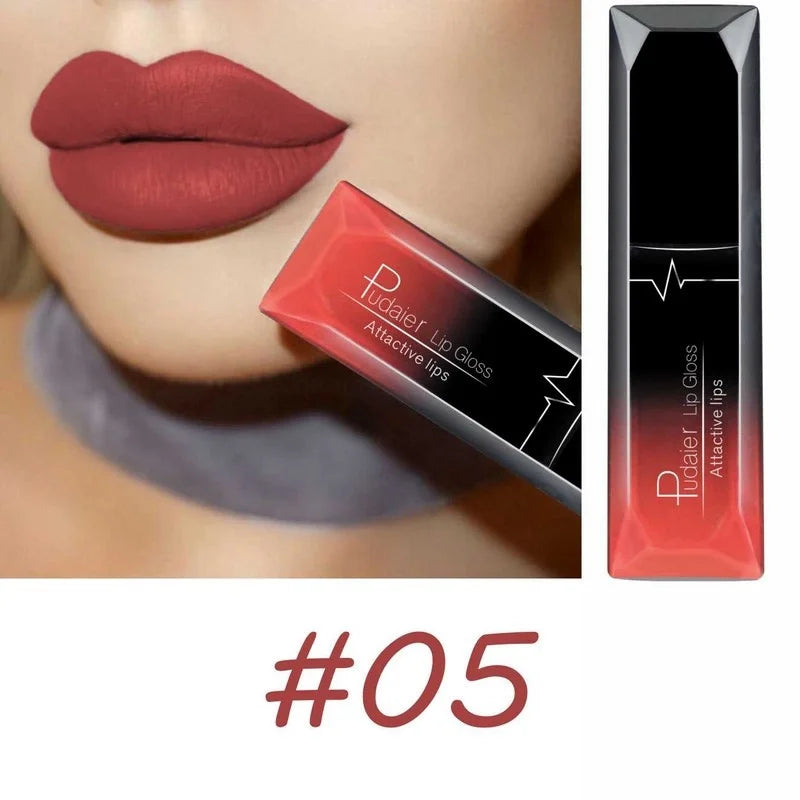 Matte Liquid Lipstick – 17 Bold Colors, Long-Lasting Waterproof Lip Gloss
