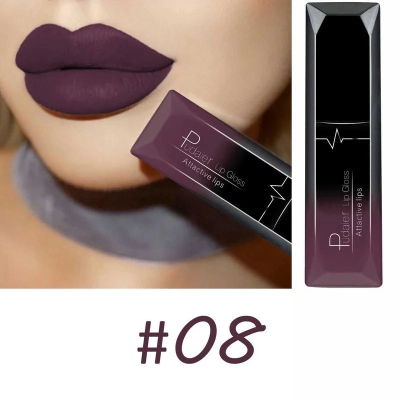 Matte Liquid Lipstick – 17 Bold Colors, Long-Lasting Waterproof Lip Gloss