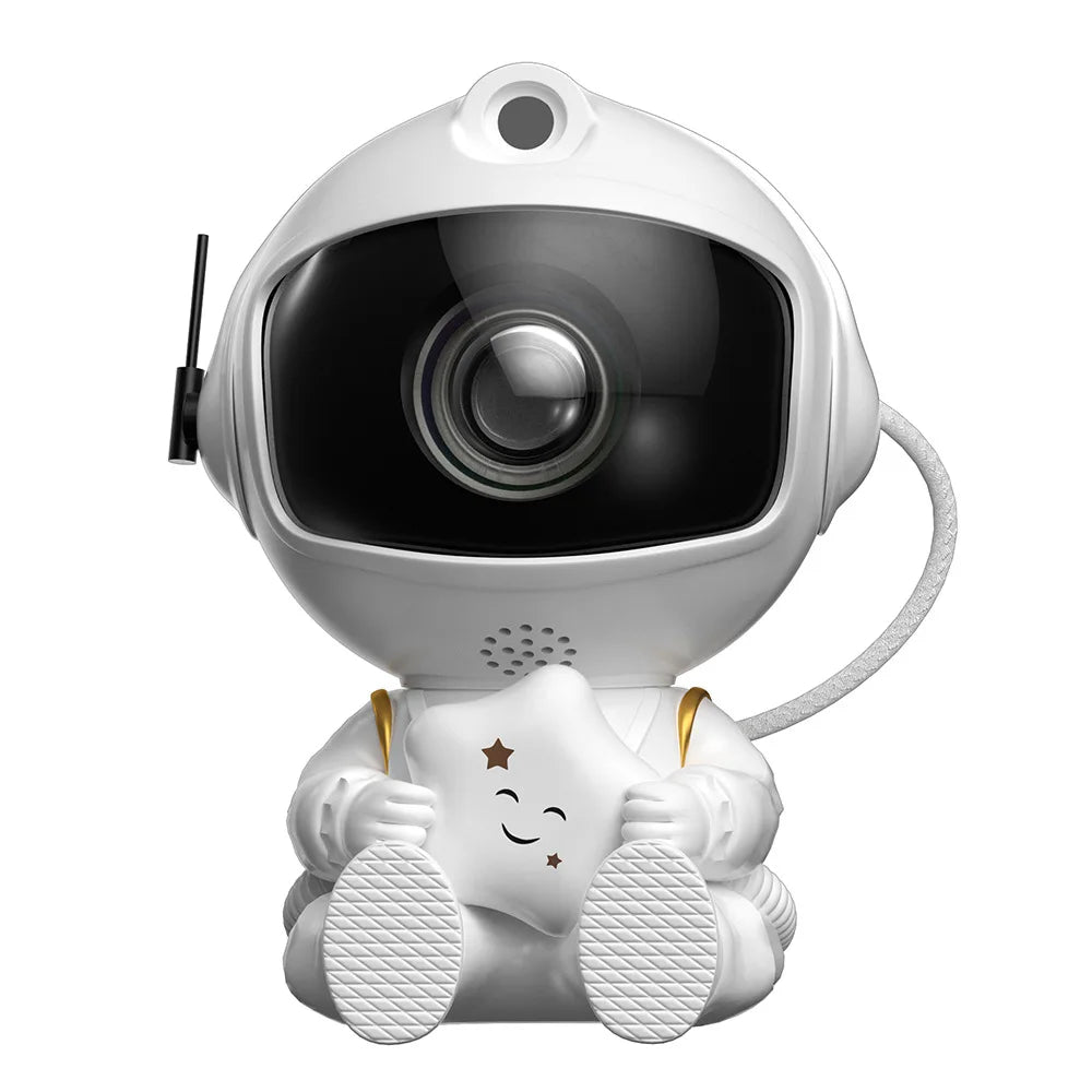 Galaxy Astronaut Star Projector – Nebula LED Night Light with Remote Control
