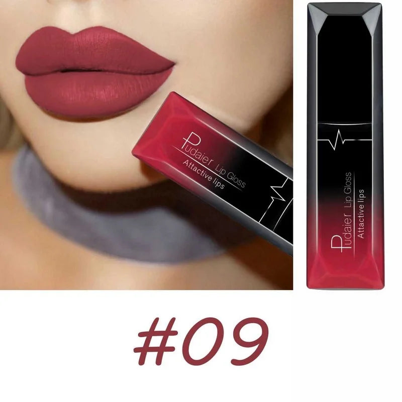 Matte Liquid Lipstick – 17 Bold Colors, Long-Lasting Waterproof Lip Gloss