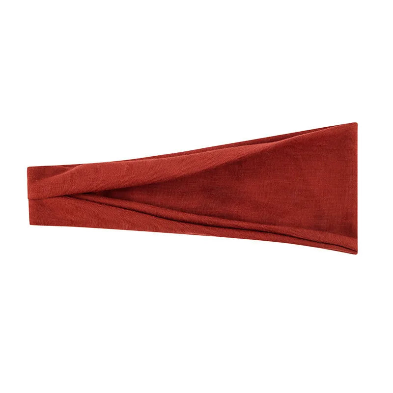 Solid Color Elastic Headband – Soft Cotton Turban Style for Women | Yoga, Fashion & Everyday Wear