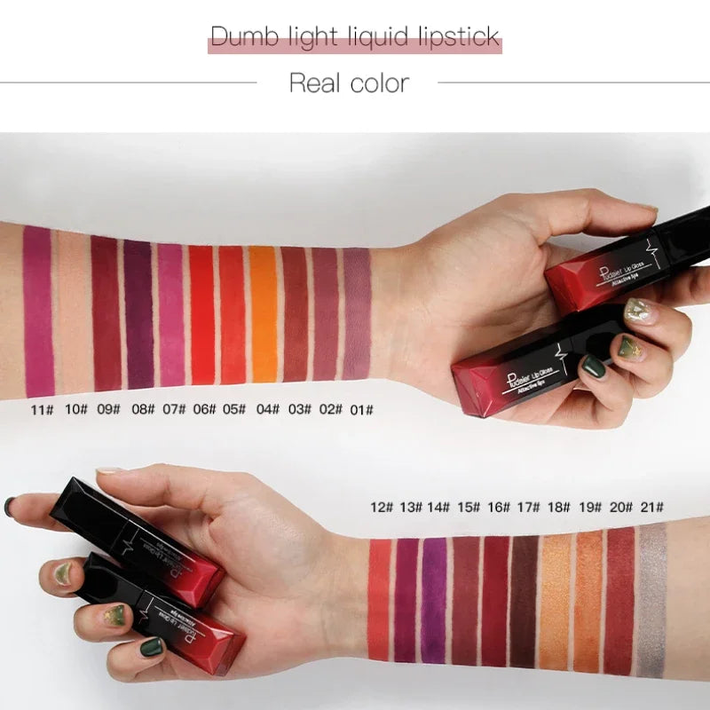 Matte Liquid Lipstick – 17 Bold Colors, Long-Lasting Waterproof Lip Gloss