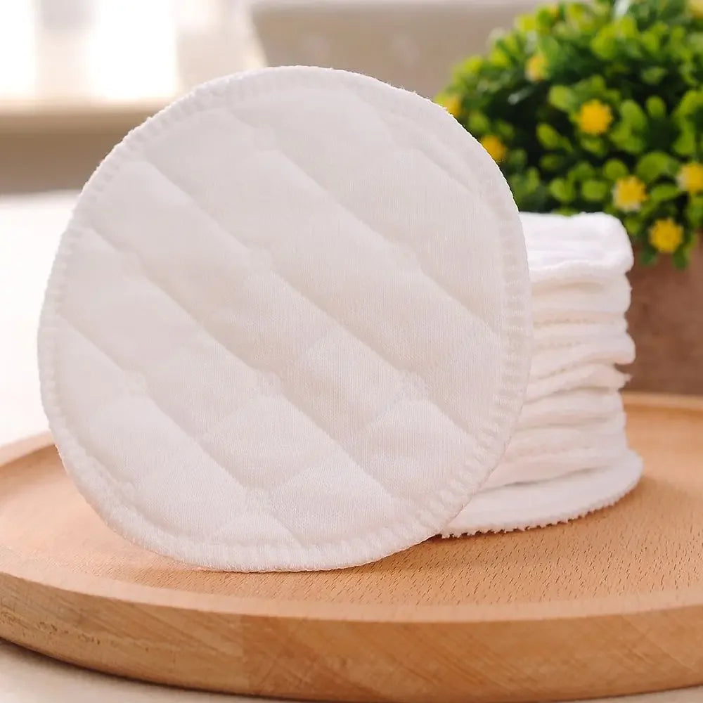 10-Pack Reusable Cotton Makeup Remover Pads – Soft Bamboo Fiber, Washable & Eco-Friendly Facial Cleansing Rounds