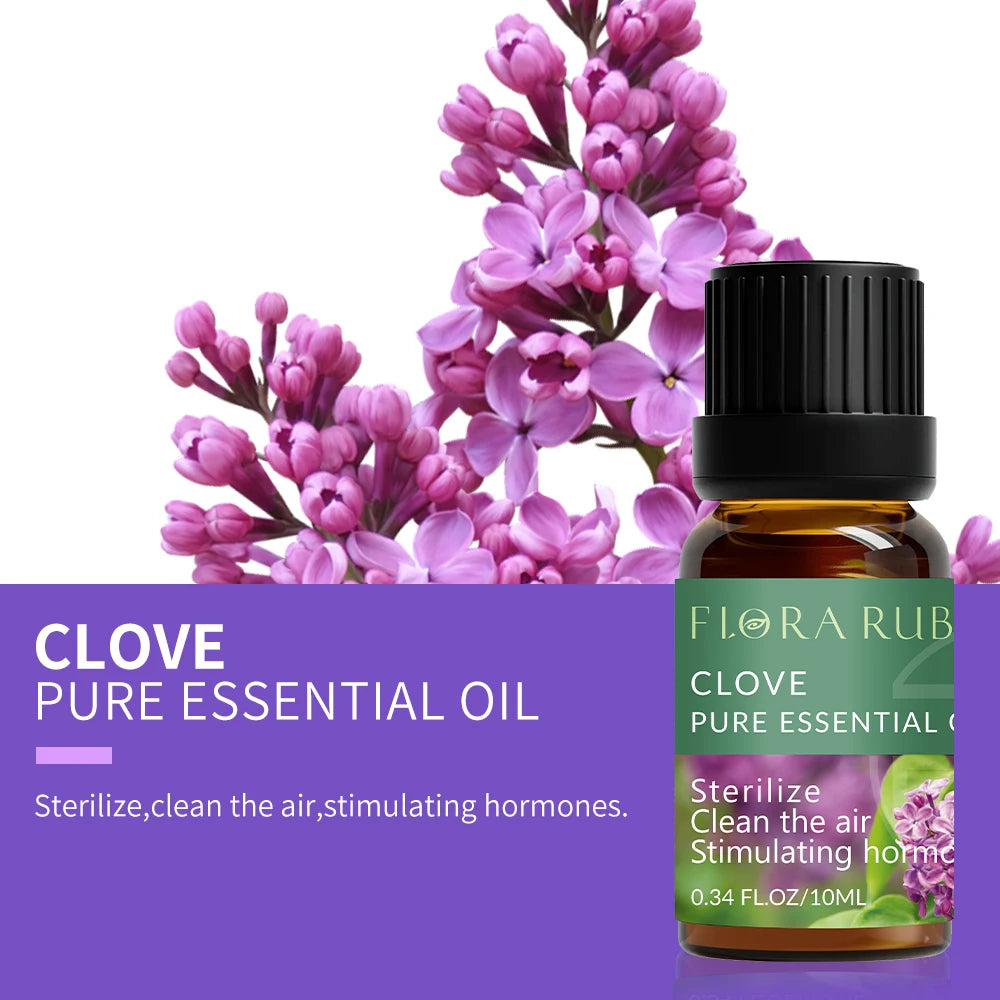 Pure Essential Oils Set – 10ml Bottles for Diffusers, Aromatherapy & Wellness