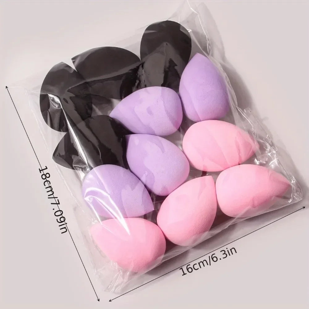 12PCS Multicolor Makeup Sponge Set – Soft Beauty Blenders for Liquid & Powder Foundation