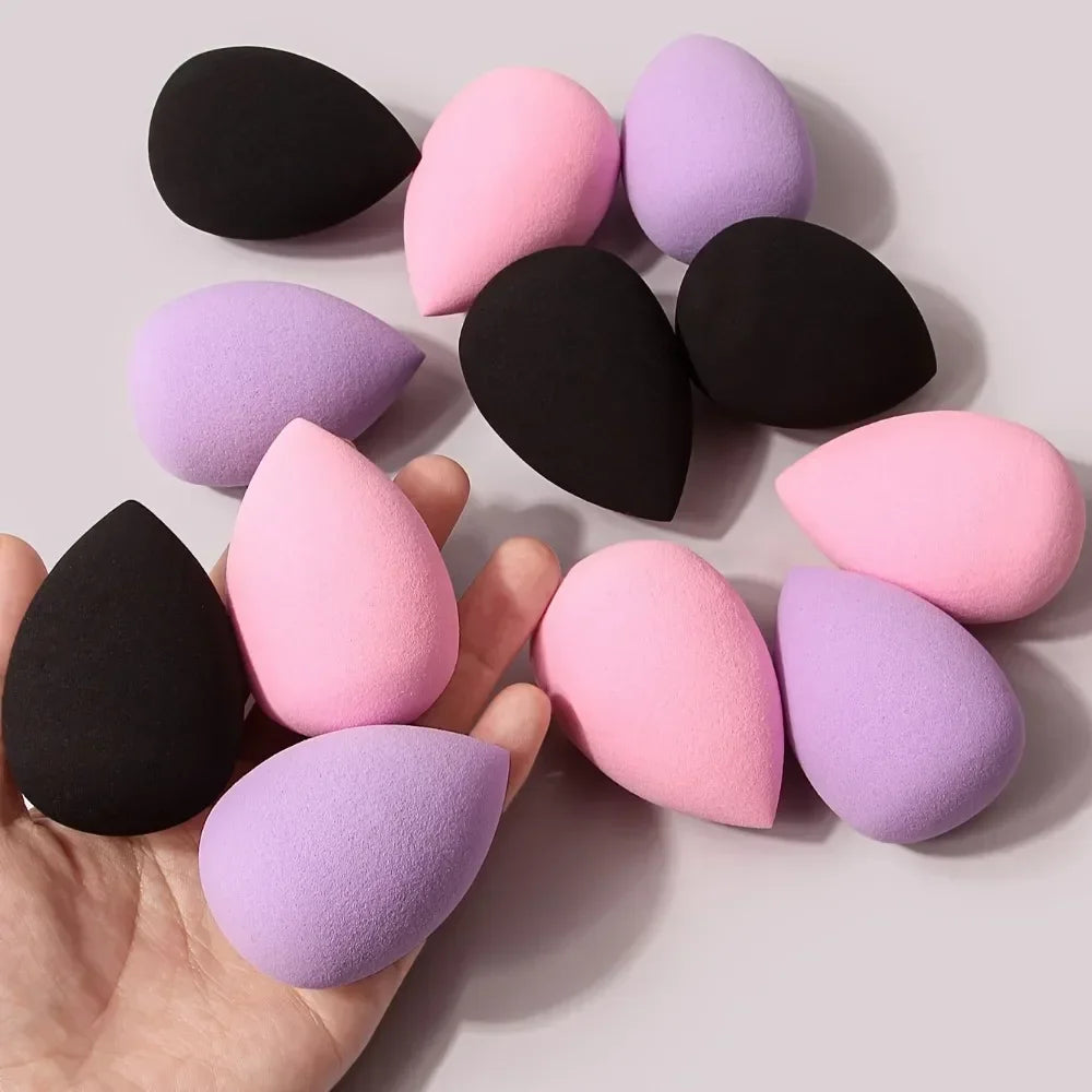 12PCS Multicolor Makeup Sponge Set – Soft Beauty Blenders for Liquid & Powder Foundation