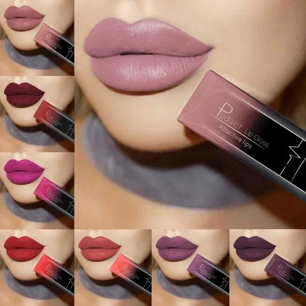 Matte Liquid Lipstick – 17 Bold Colors, Long-Lasting Waterproof Lip Gloss