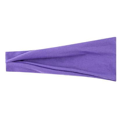 Solid Color Elastic Headband – Soft Cotton Turban Style for Women | Yoga, Fashion & Everyday Wear