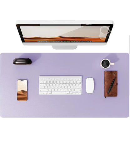 Double-Sided Leather & Cork Desk Pad – Eco-Friendly Large Mouse Mat (Waterproof, 4 Sizes)